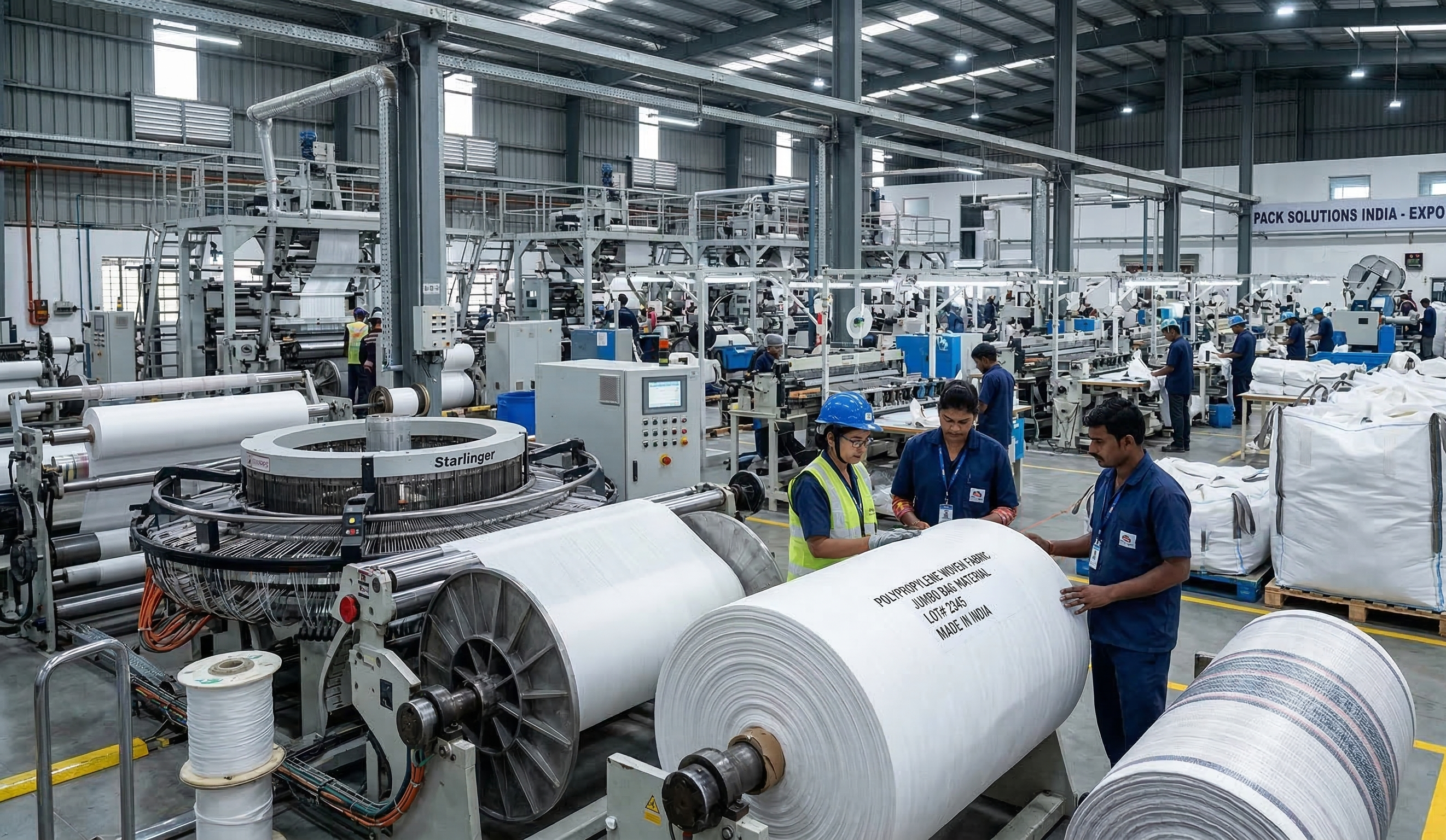 PP Woven Bags Manufacturing Unit in Surat India