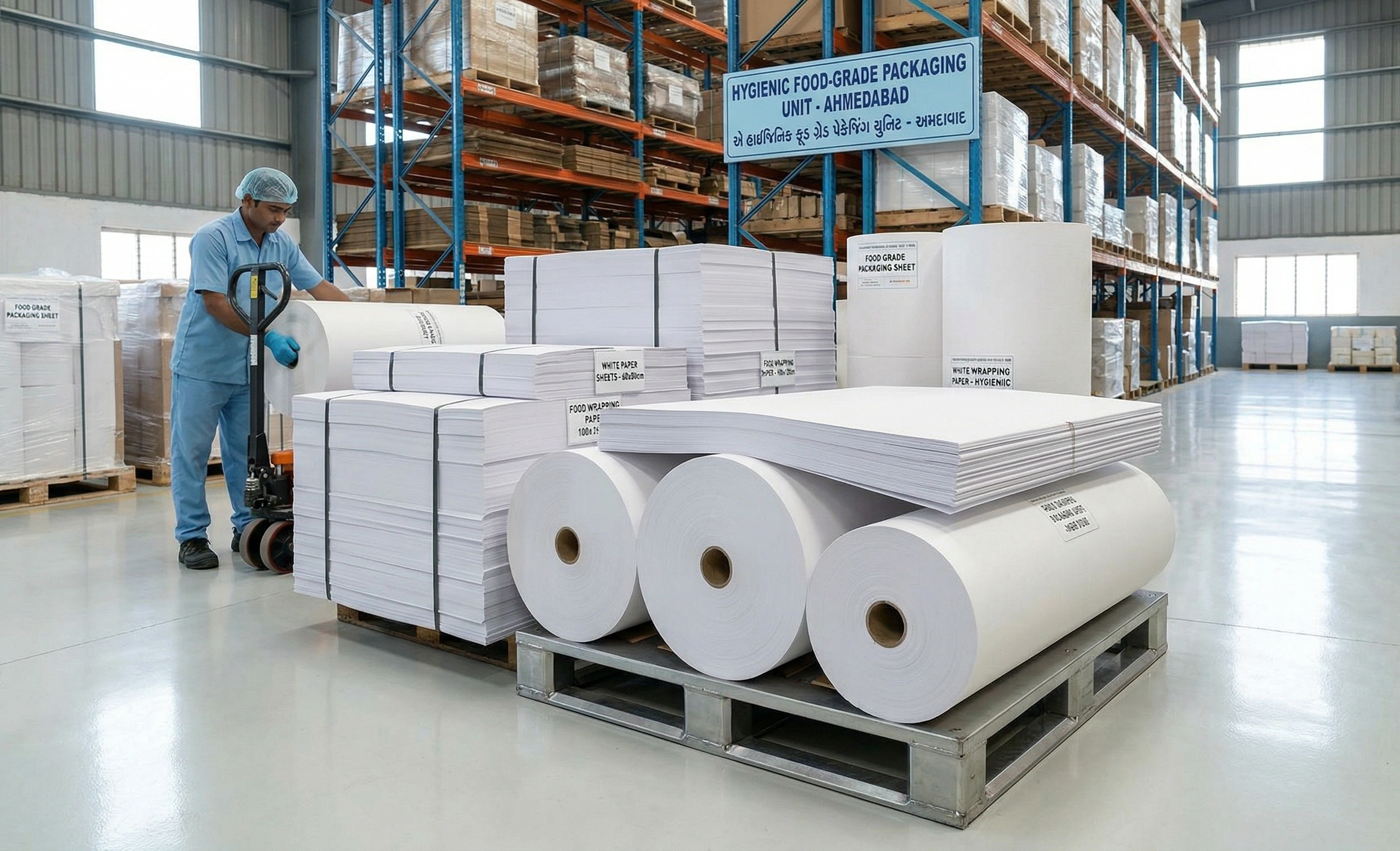 Food packing sheets manufacturer in India for hygienic and food grade packaging